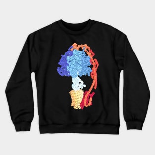 ATP synthase (bright color) Crewneck Sweatshirt